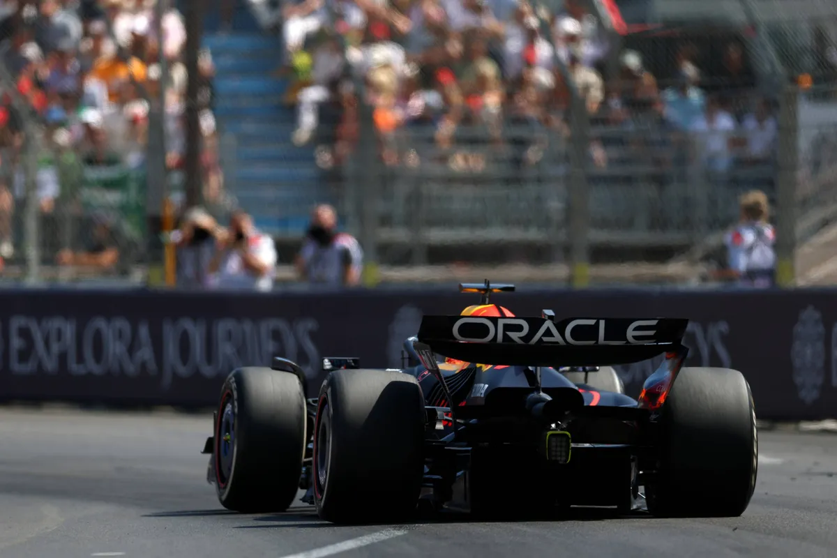 Max Verstappen tijdens de GP van Monaco