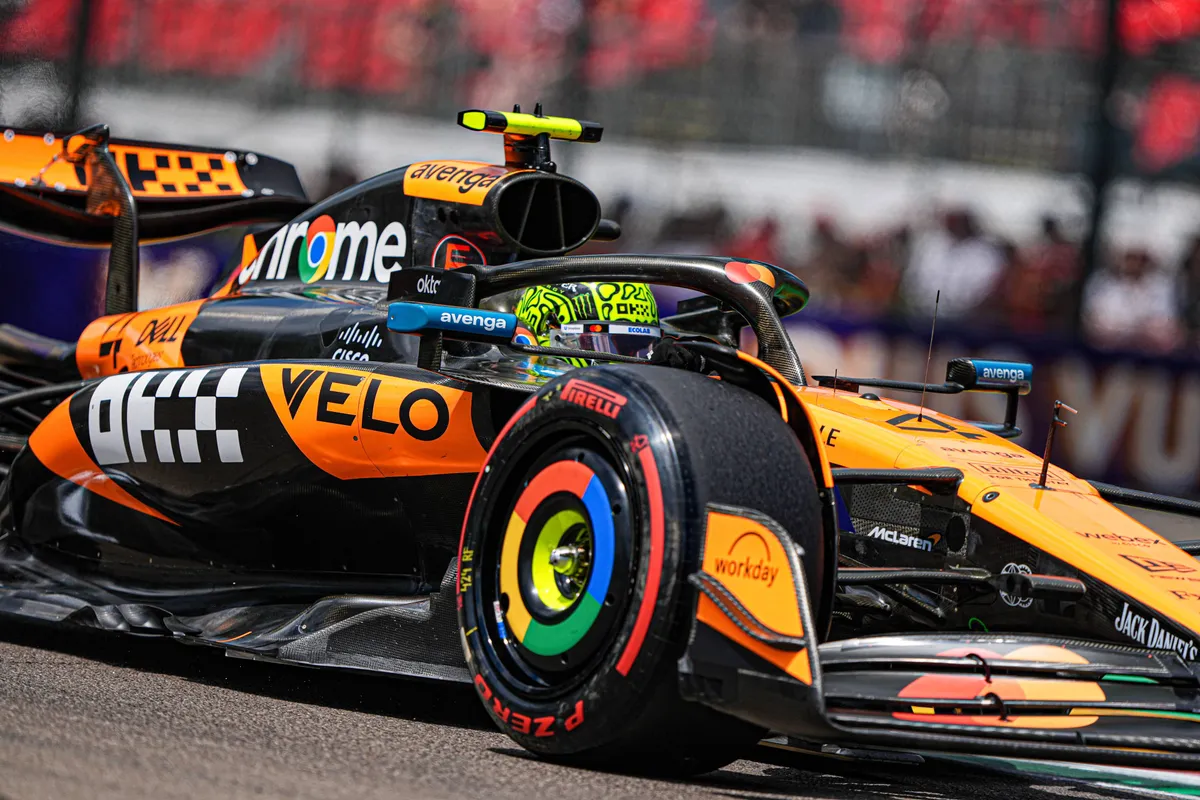 Lando Norris in de McLaren MCL39