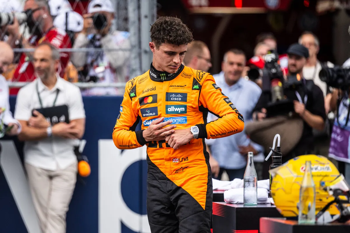 McLaren-coureur Lando Norris in Miami
