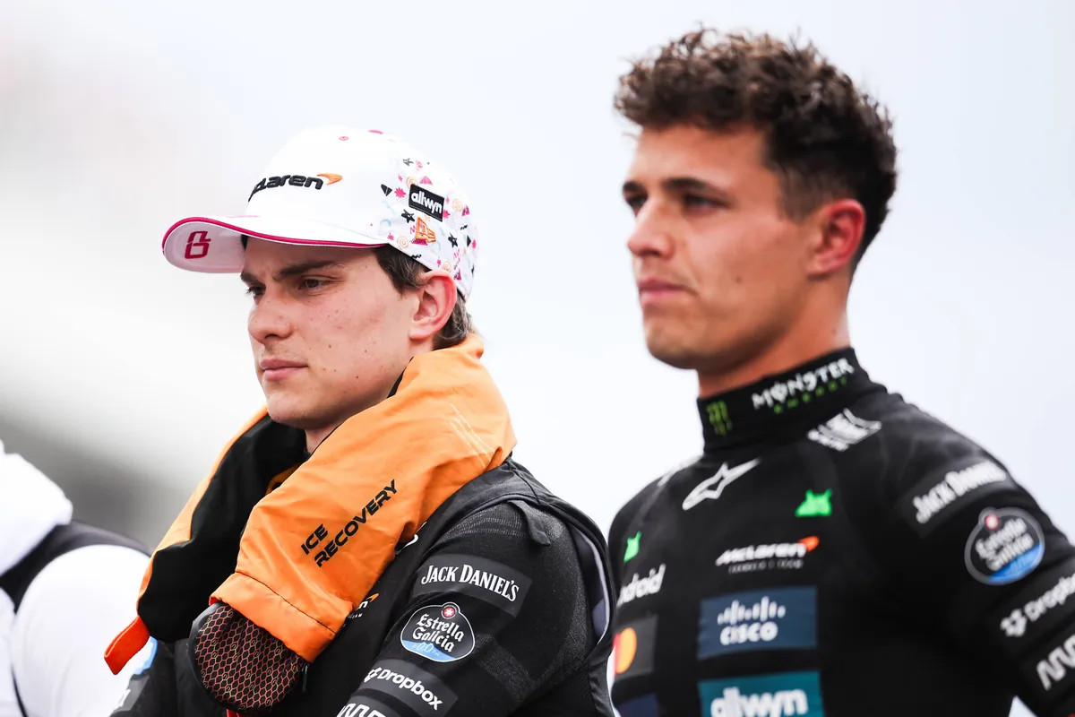 Lando Norris en Oscar Piastri voor McLaren in Miami