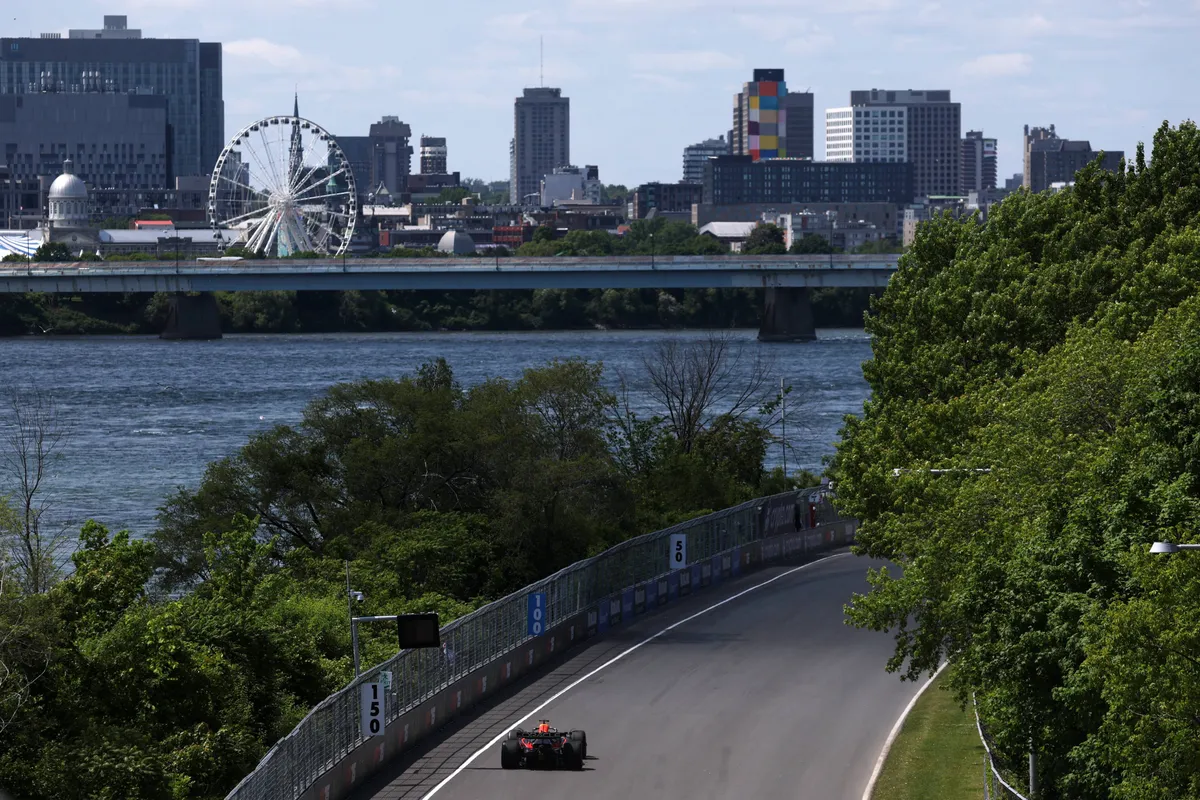 Het Gilles Villeneuve Circuit in Montreal