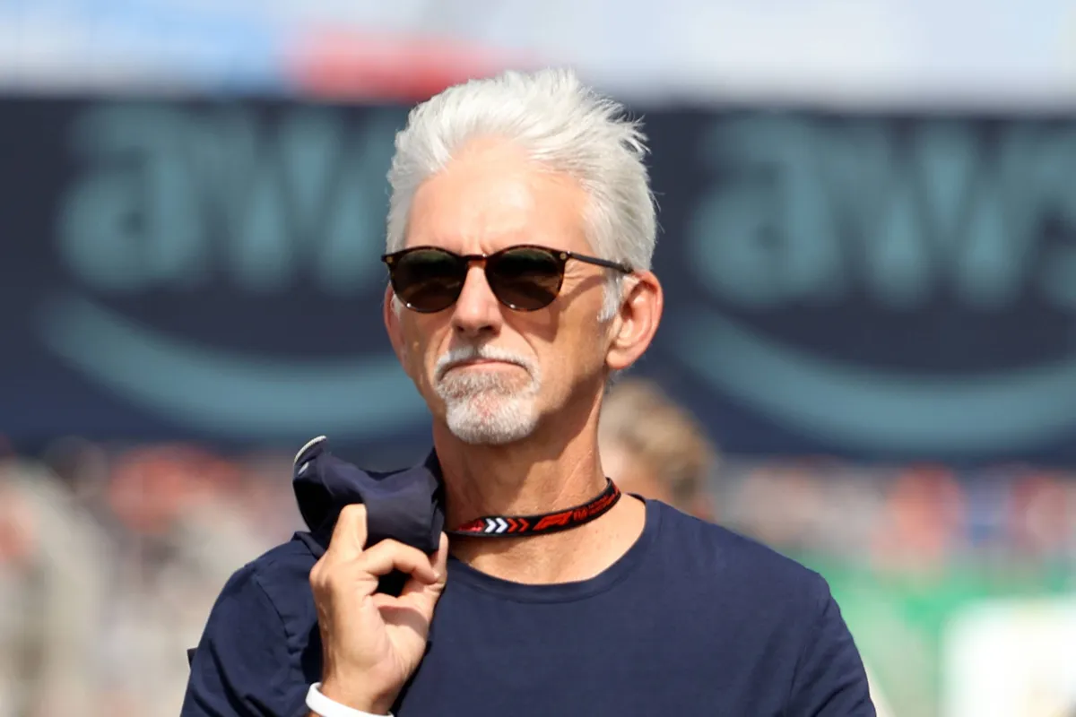 Voormalig F1-coureur Damon Hill bij de race in Zandvoort