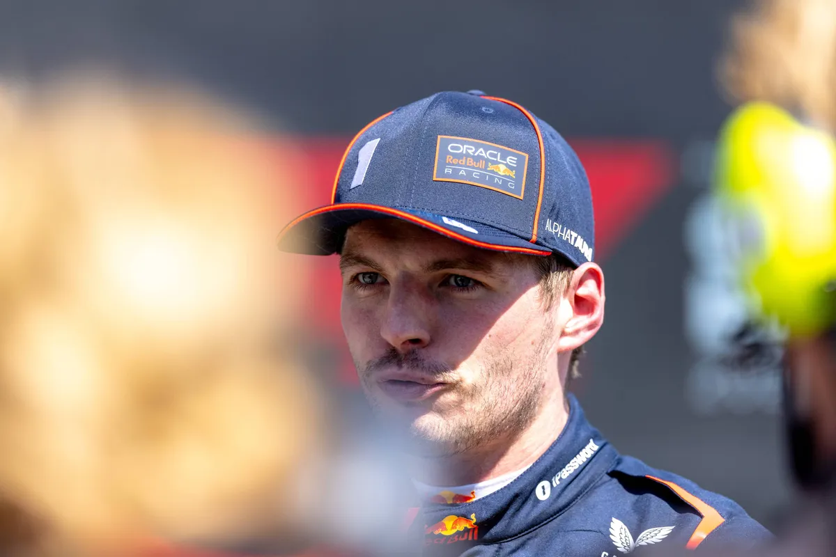 Red Bull-coureur Max Verstappen na de race in Canada