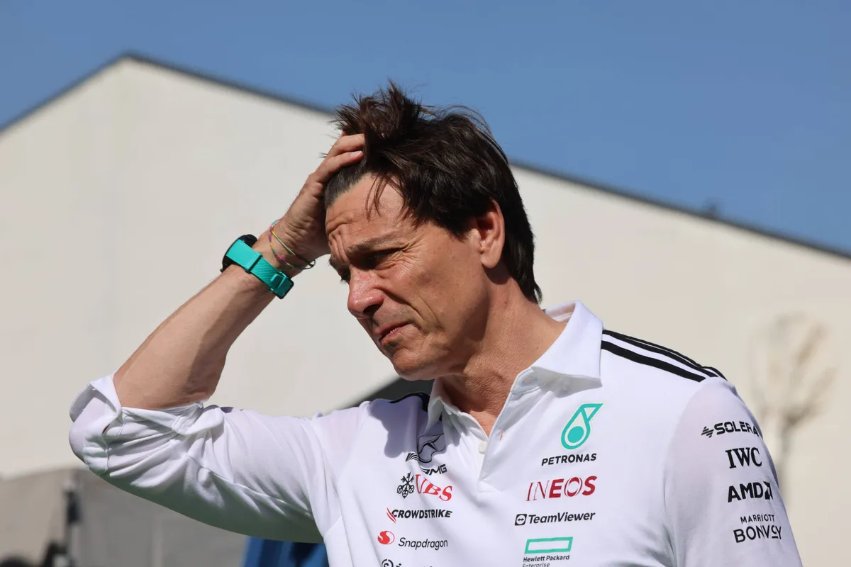 Mercedes-baas Toto Wolff na de race in Spanje