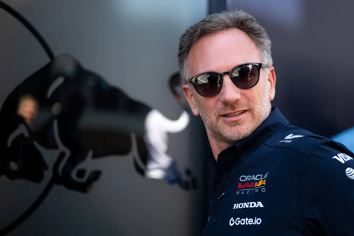 Voormalig Red Bull-teambaas Christian Horner arriveert bij Red Bull in Groot-Brittannië
