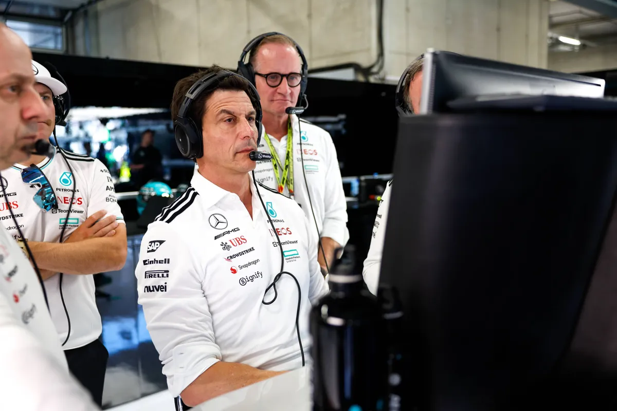 Mercedes-baas Toto Wolff in Oostenrijk