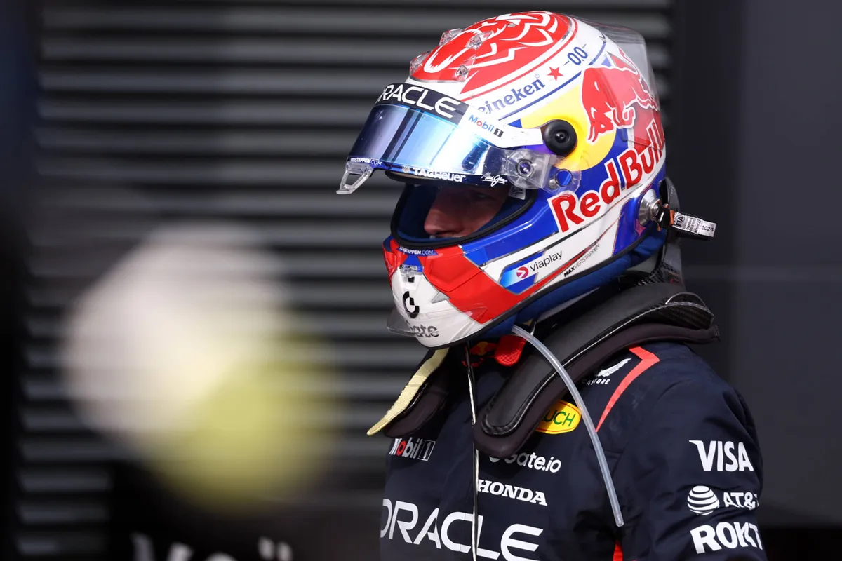 Red Bull-coureur Max Verstappen in Hongarije