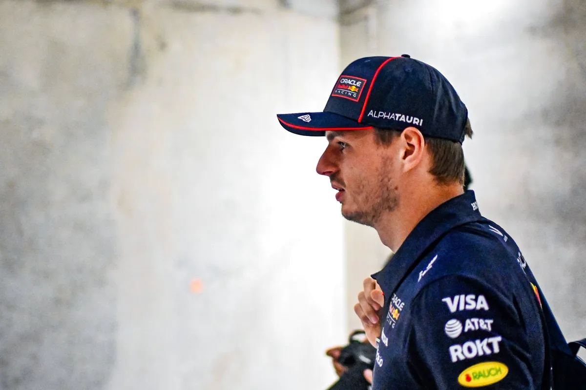 Max Verstappen voor Red Bull in Hongarije