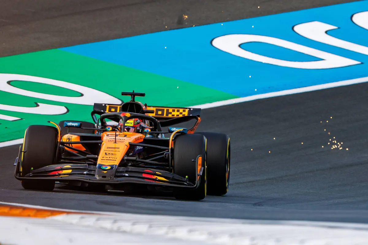 McLaren-coureur Oscar Piastri op Circuit Zandvoort