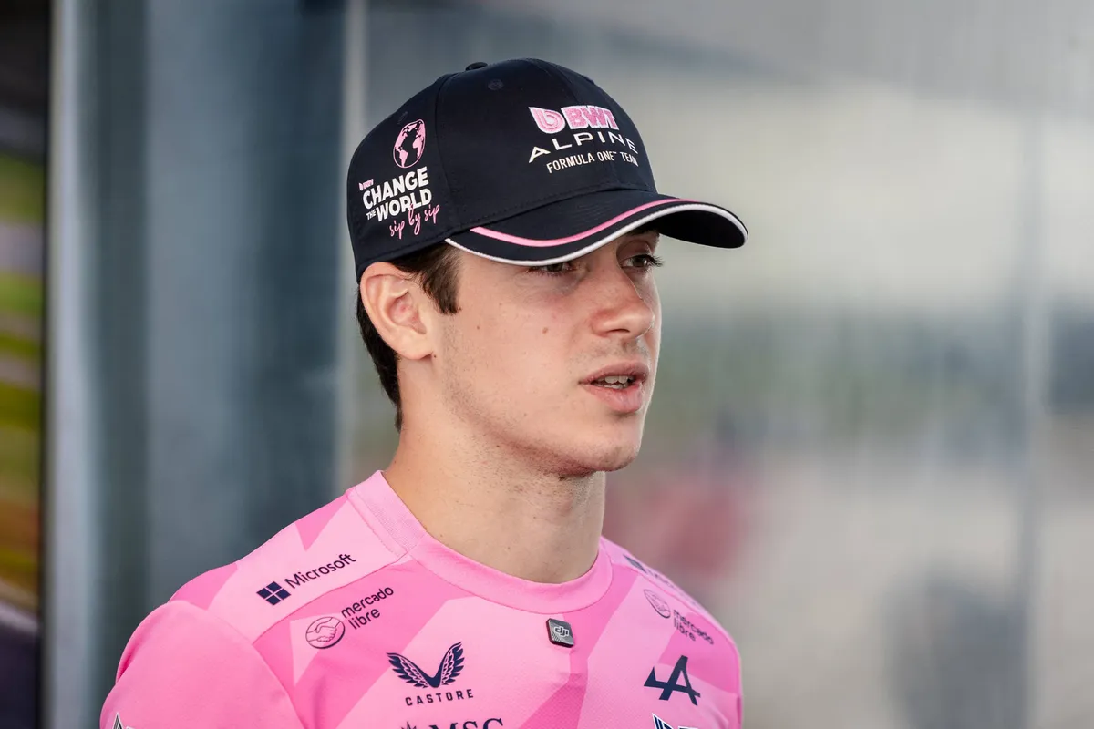 Alpine-coureur Franco Colapinto tijdens het Grand Prix-weekend in Mexico