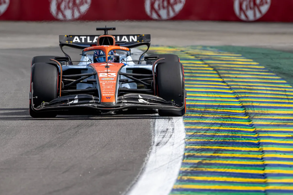 williams tijdens gp brazilië