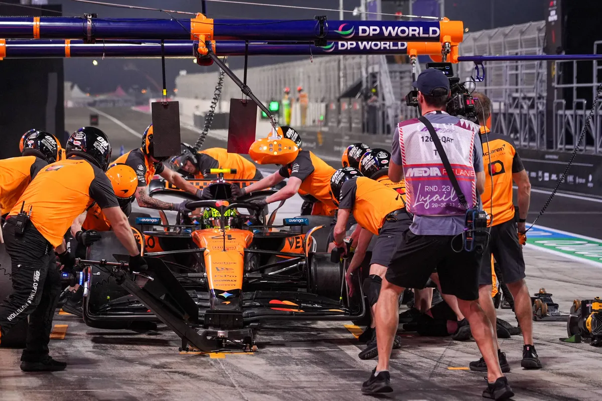 McLaren in de pitstraat