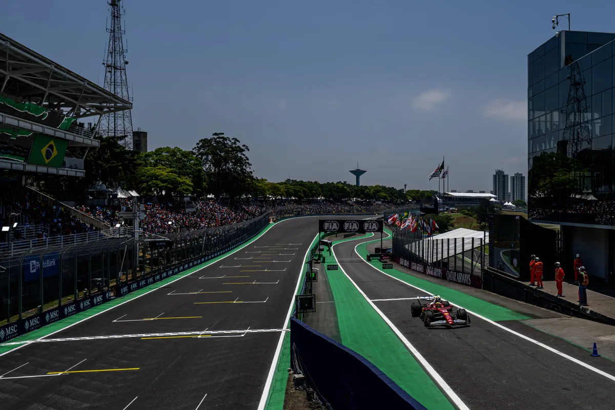 interlagos tijdens kwalificatie van de sprint