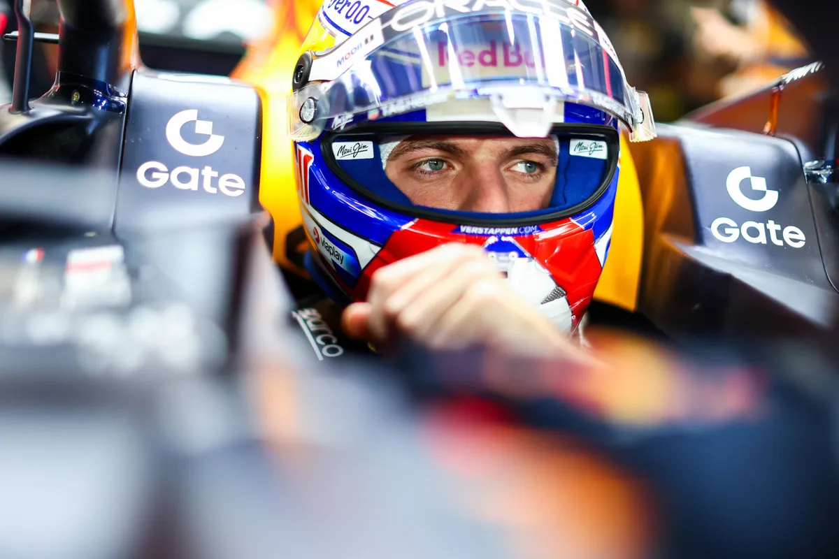 Red Bull-coureur Max Verstappen in Qatar