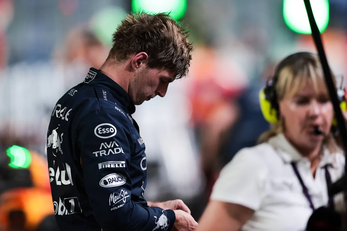 Max Verstappen na de Grand Prix van Singapore