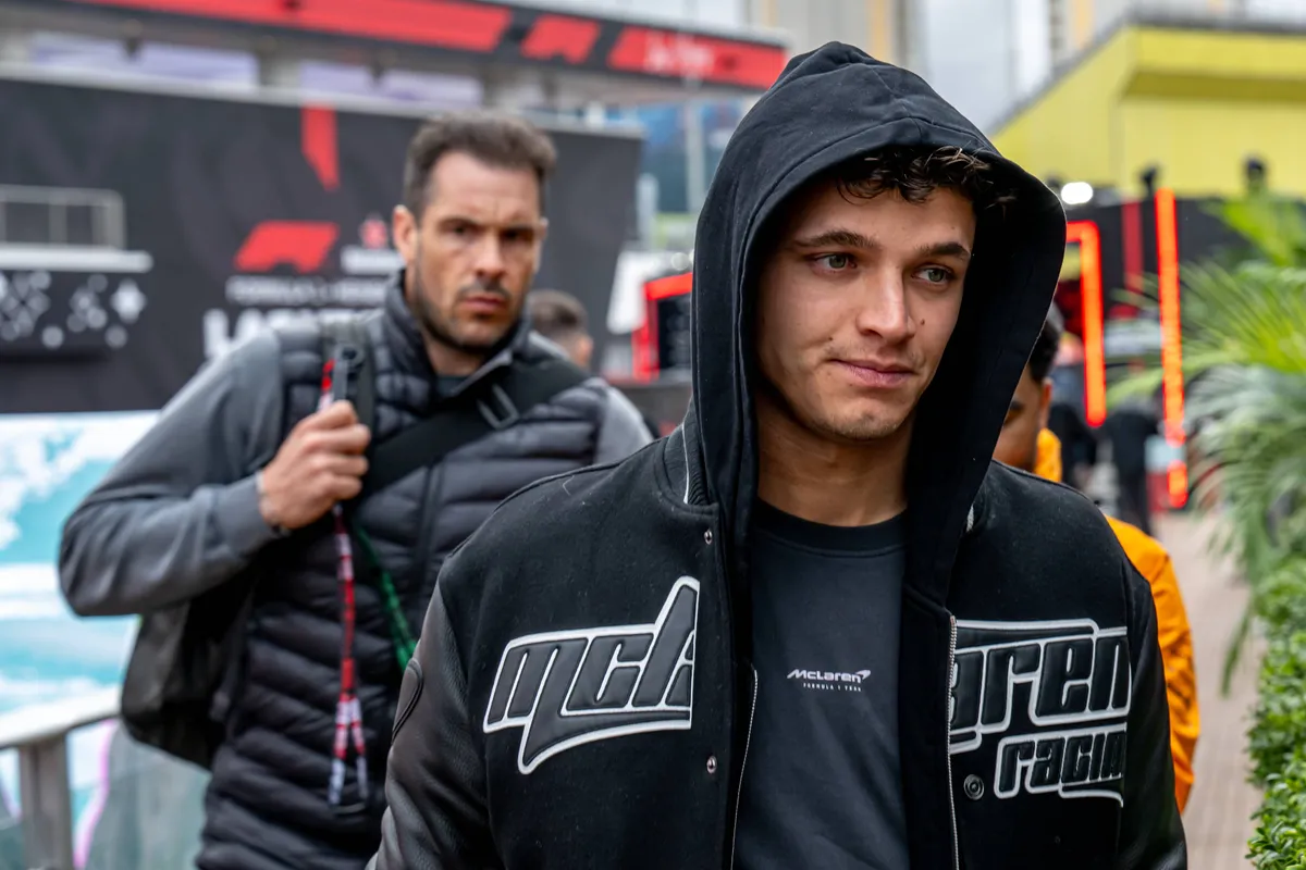 McLaren-coureur Lando Norris in Las Vegas