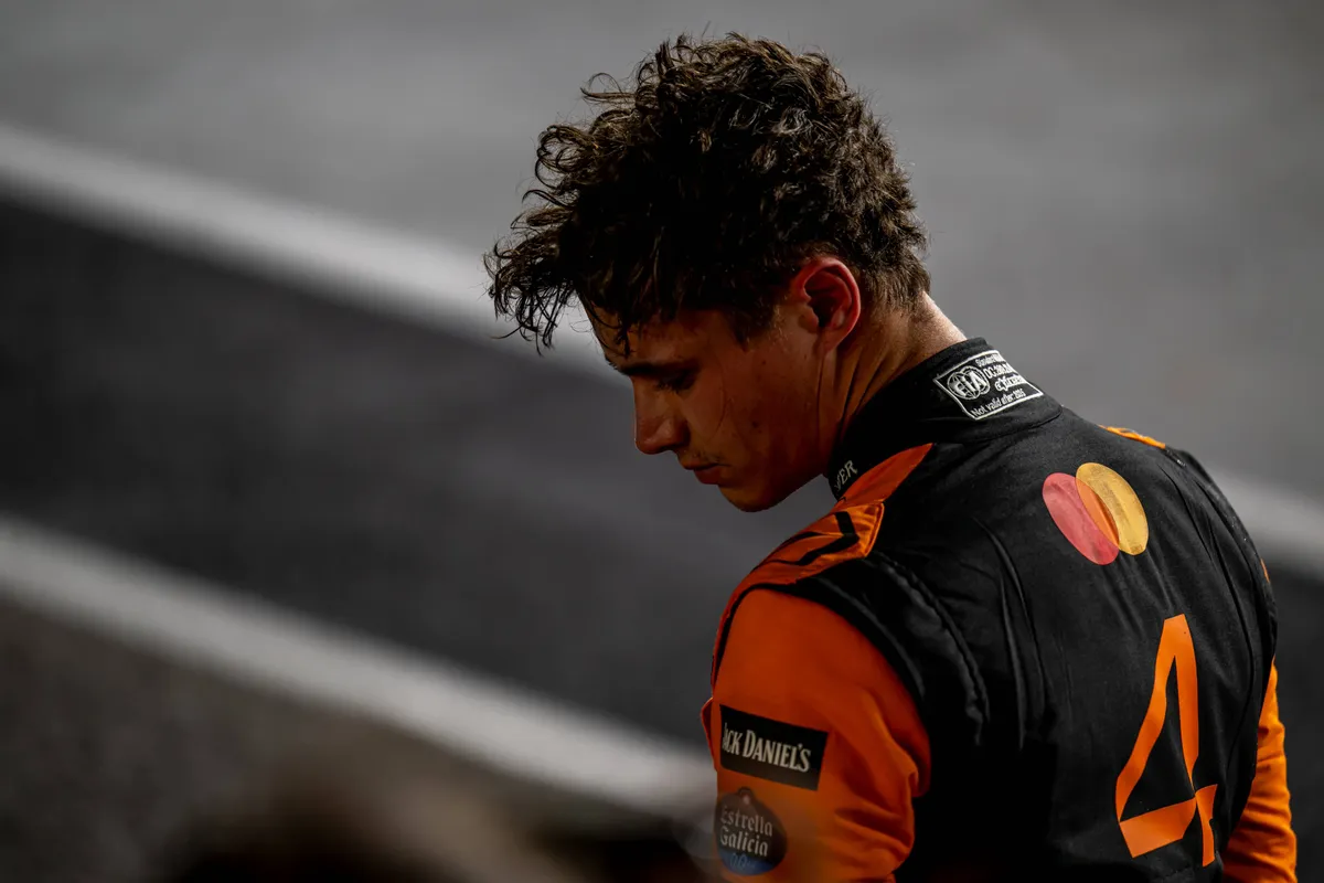 McLaren-coureur Lando Norris in Las Vegas