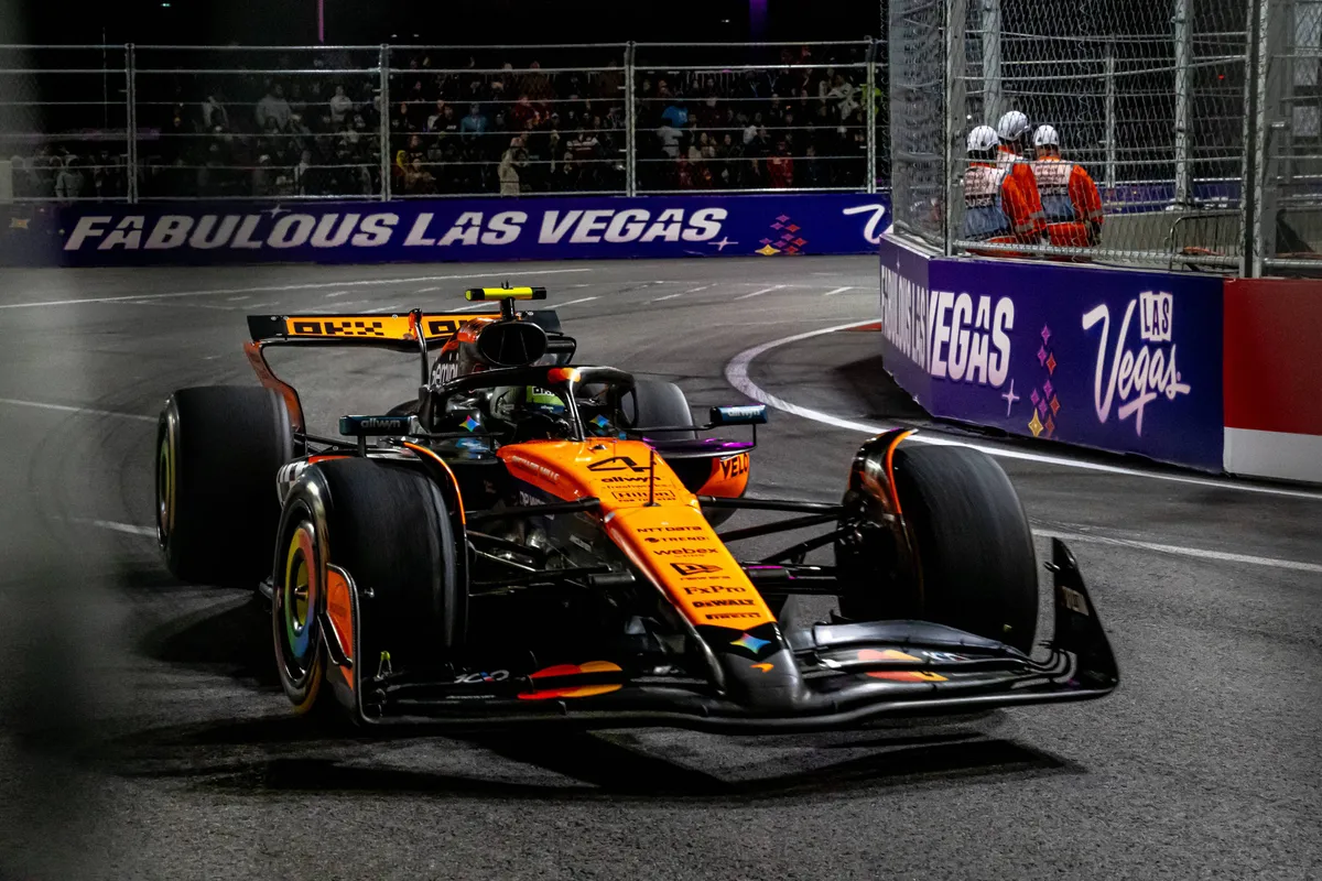 McLaren-coureur Lando Norris in Vegas