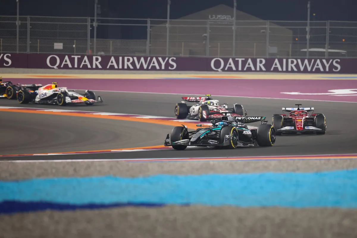 Oliver Bearman tijdens de Grand Prix van Qatar