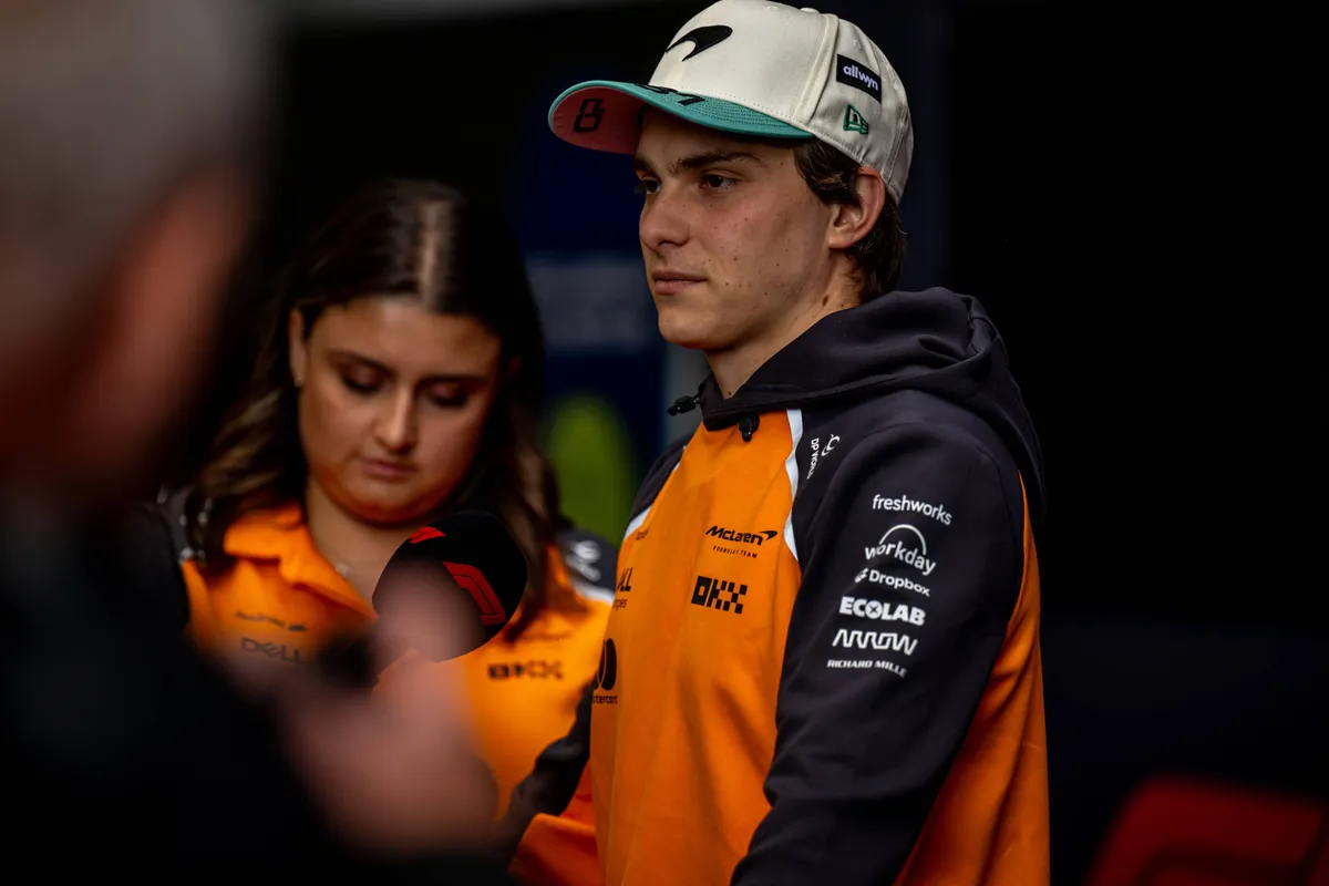 oscar piastri tijdens raceweekend in brazilië