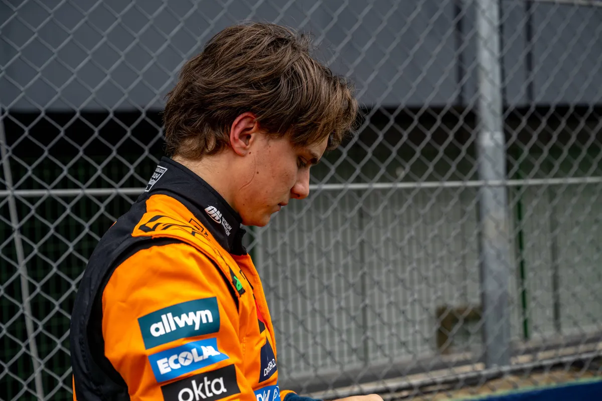 oscar piastri tijdens raceweekend in brazilië