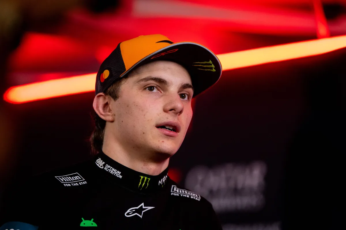 McLaren-coureur Oscar Piastri in Qatar