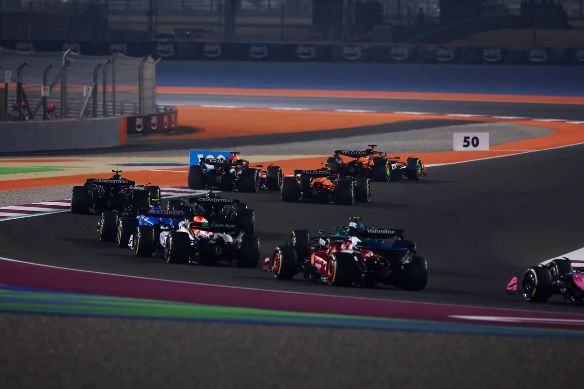 Start van de GP van Qatar