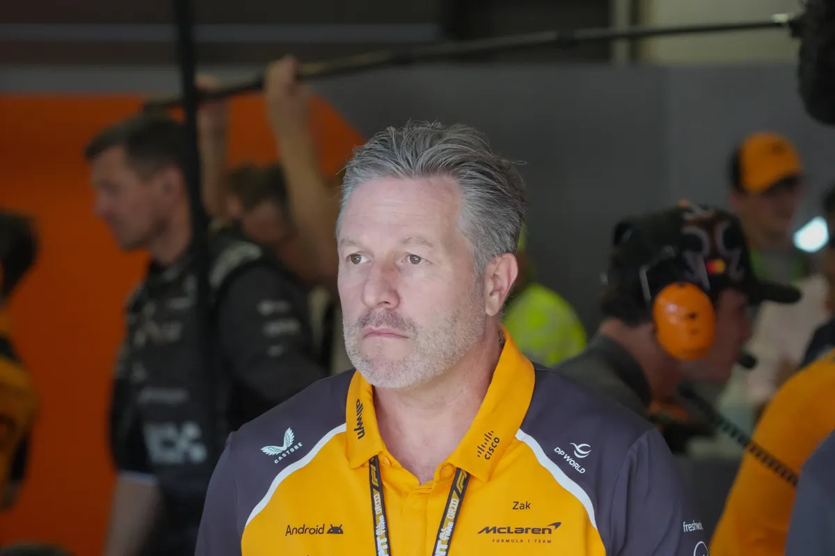 Zak Brown tijdens een raceweekend