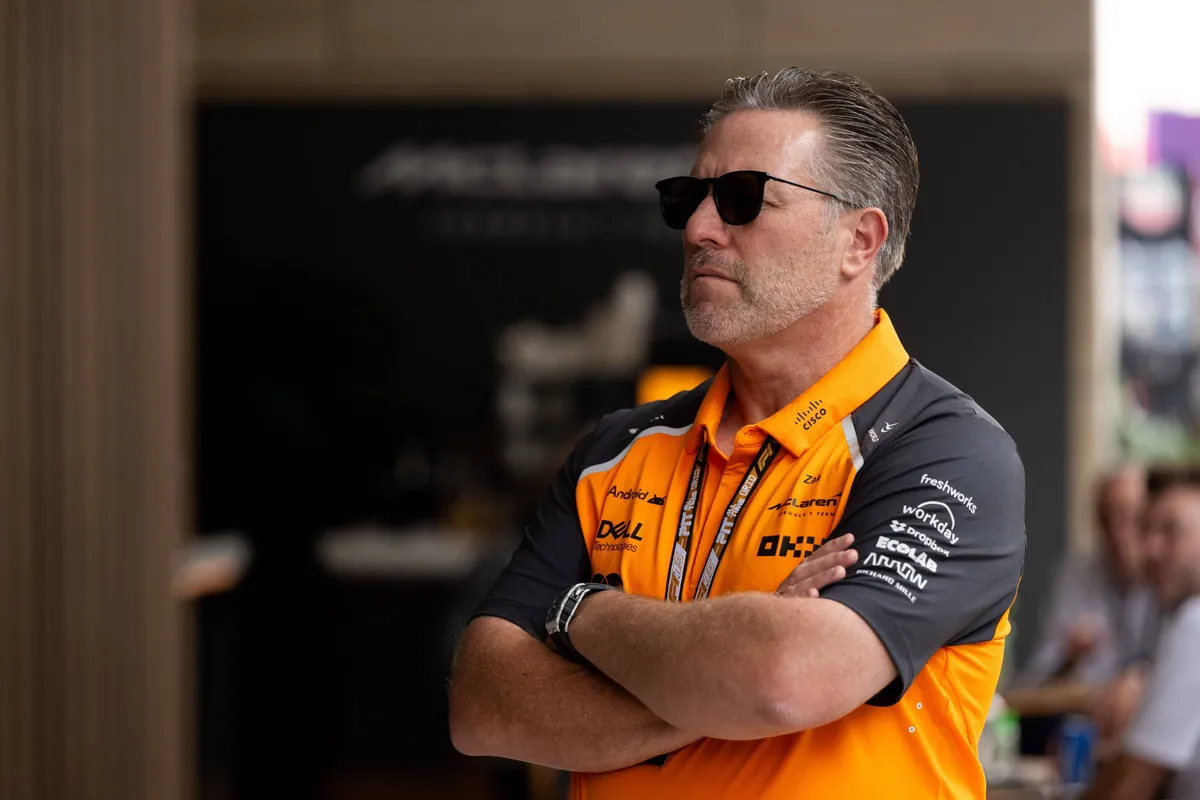 McLaren-baas Zak Brown in Qatar