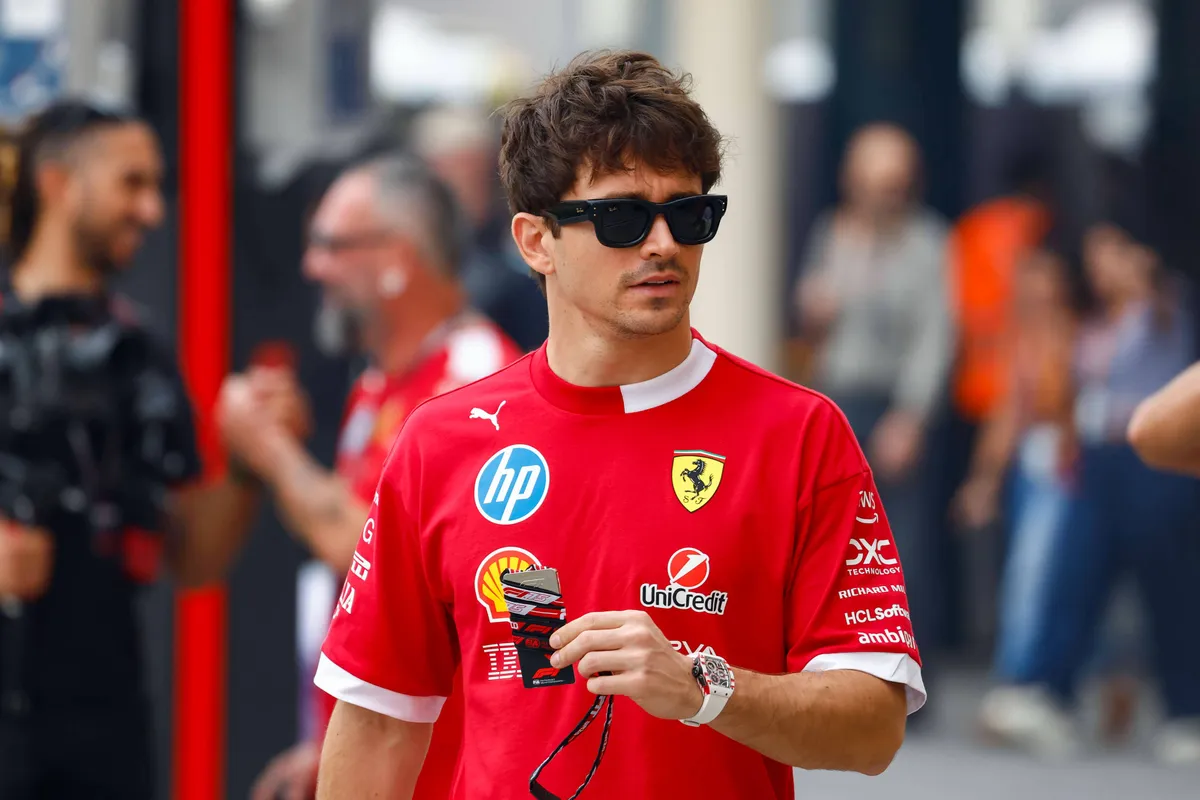 Charles Leclerc tijdens het raceweekend in Abu Dhabi
