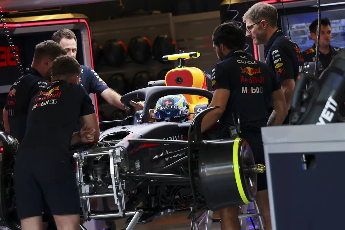 Red Bull Racing-garage in Abu Dhabi