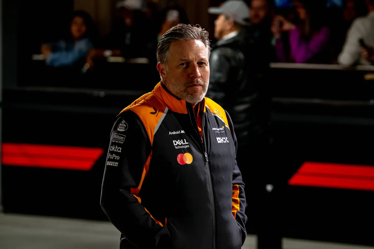 McLaren-baas Zak Brown in de F1-paddock