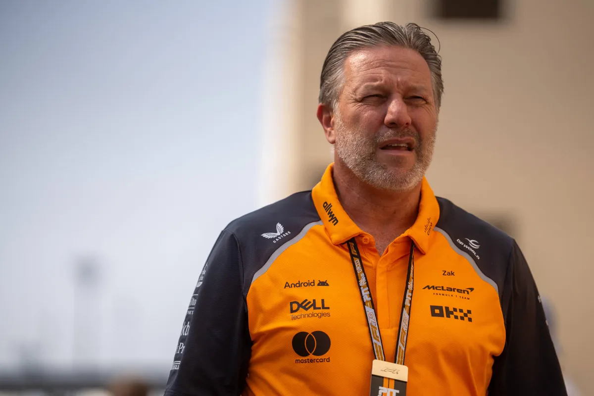 McLaren-baas Zak Brown in Abu Dhabi