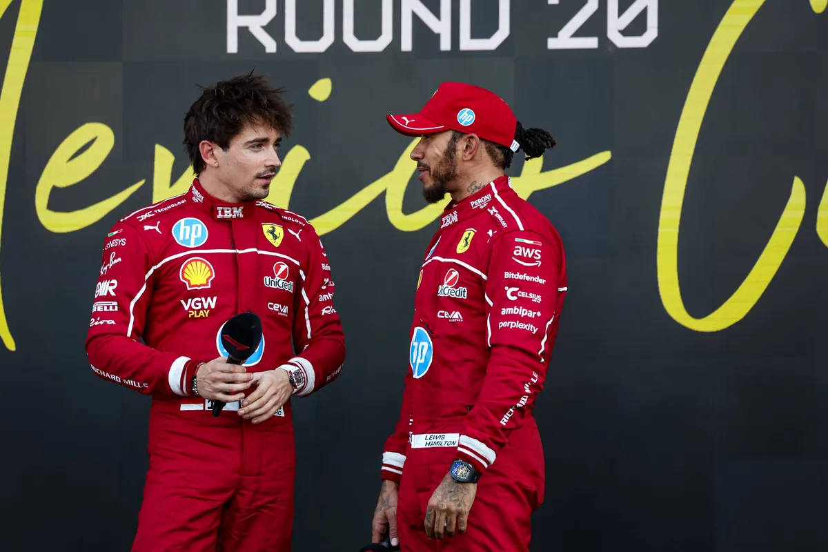 Charles Leclerc Lewis Hamilton