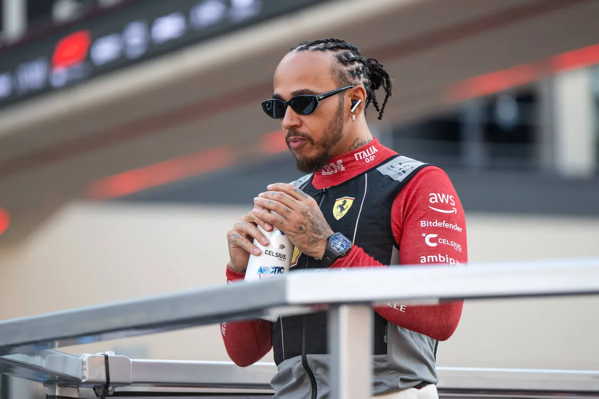 Ferrari Lewis Hamilton Abu Dhabi Grid 2025 F1