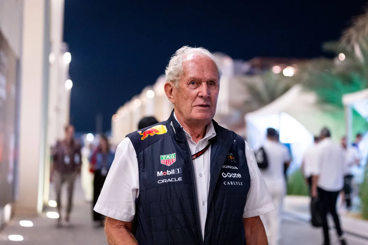 Helmut Marko in Abu Dhabi