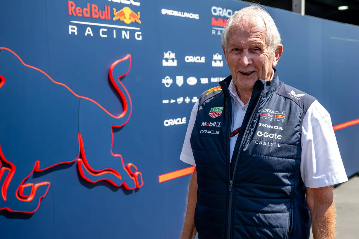 Helmut Marko lachend
