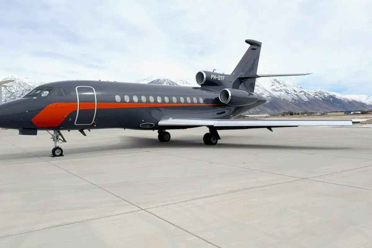 De voormalige privéjet van Max Verstappen