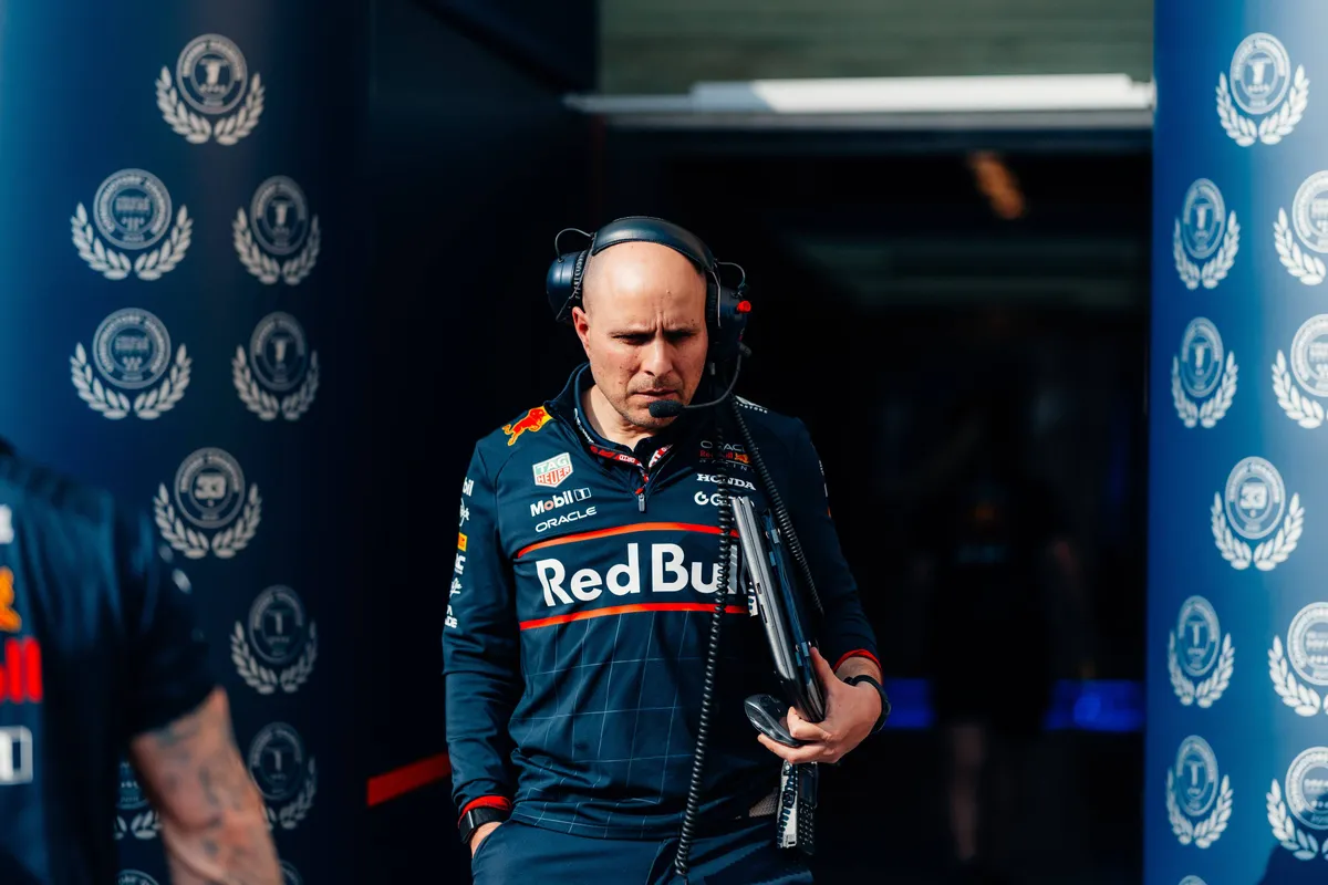 Gianpiero Lambiase race-engineer Max Verstappen Red Bull Racing Abu Dhabi 2025