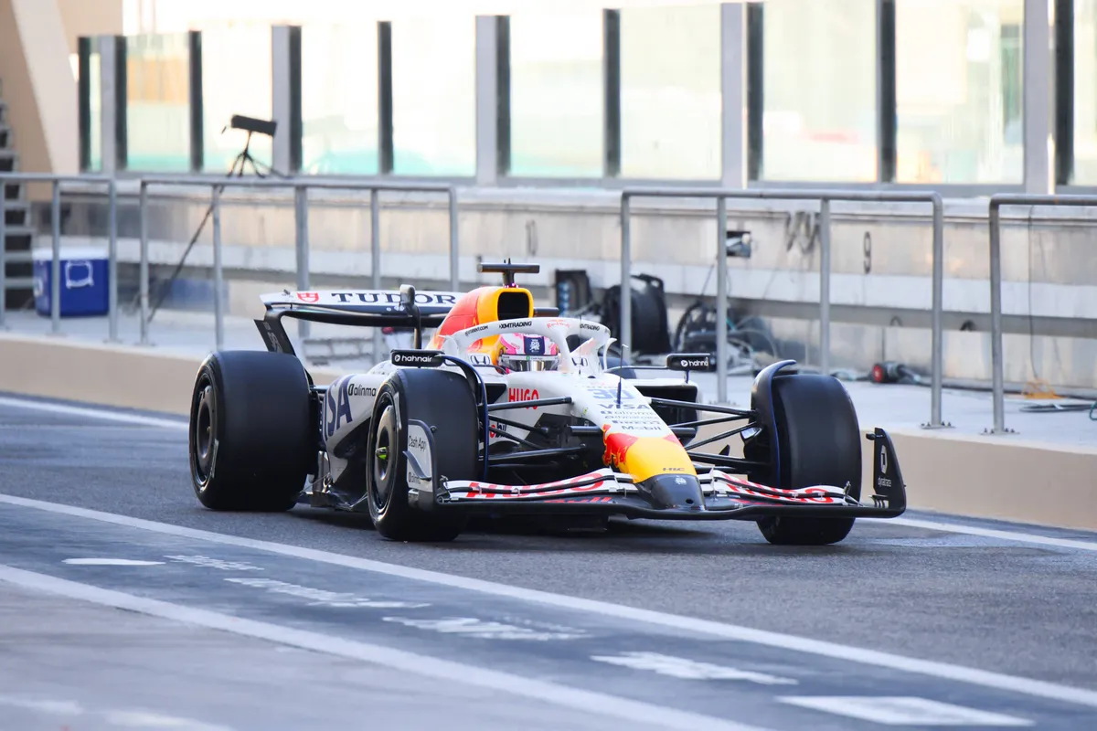 Liam Lawson in Abu Dhabi Test