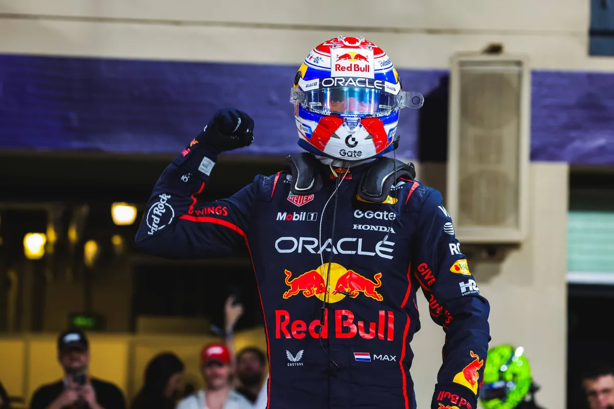 Red Bull-coureur Max Verstappen na de race in Abu Dhabi in 2025
