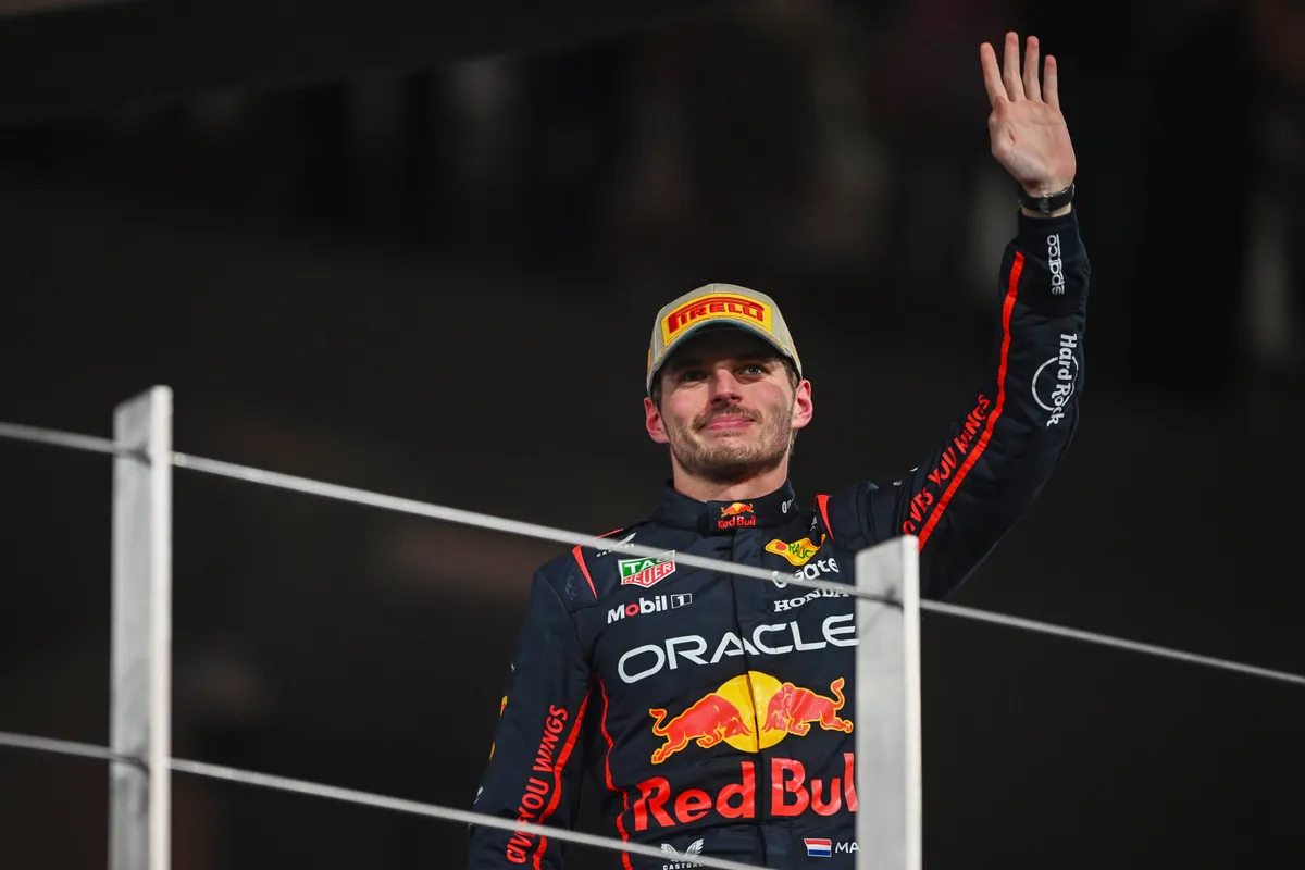 Max Verstappen podium Red Bull Abu Dhabi