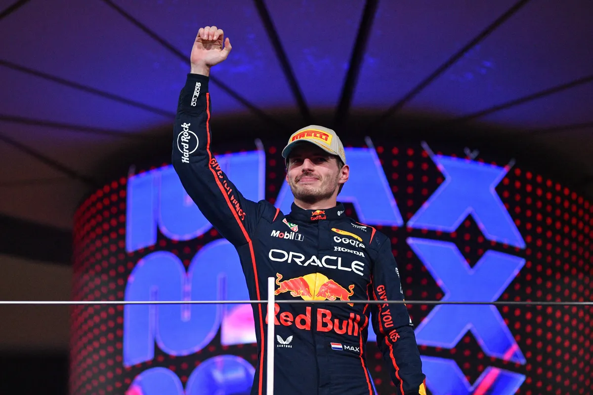 Max Verstappen Red Bull Racing Podium Abu Dhabi
