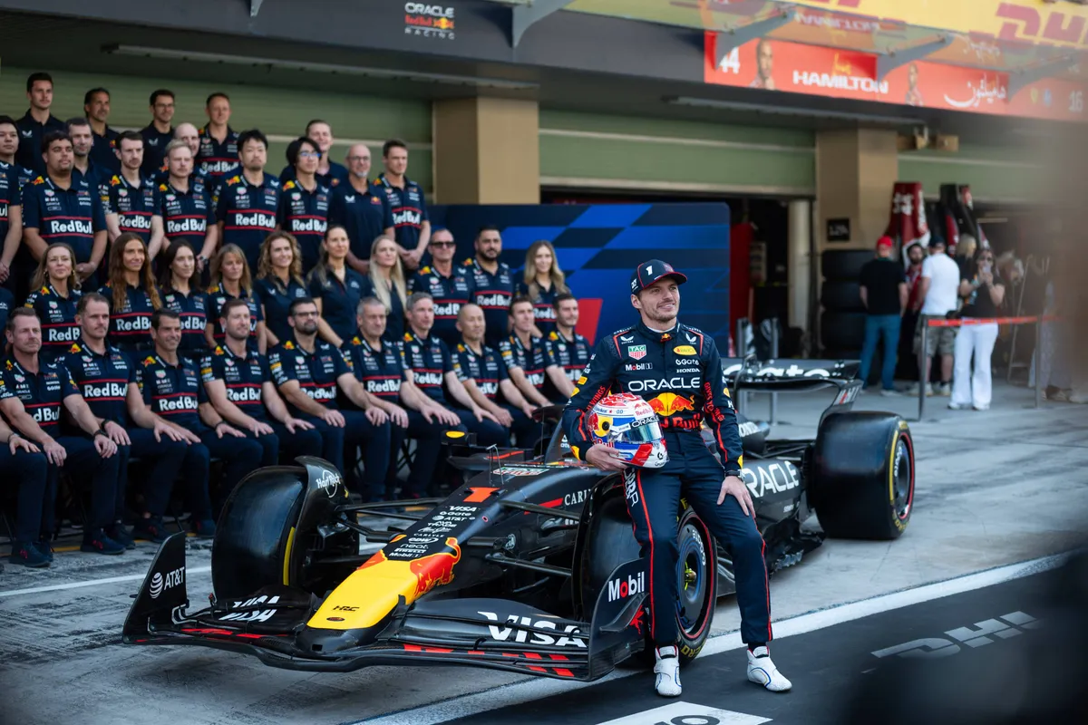Max Verstappen teamfoto