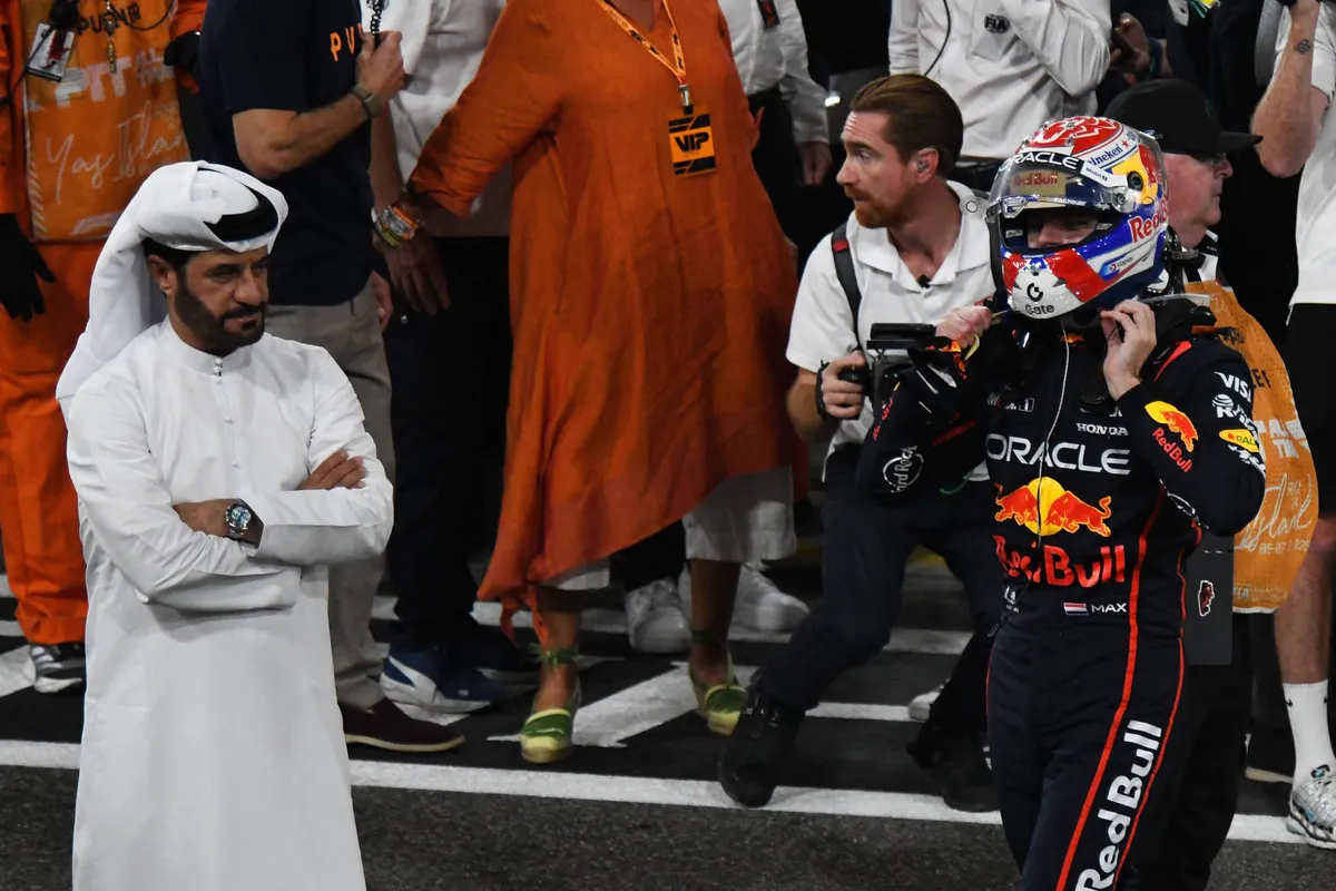 Mohamed Ben Sulayem en Max Verstappen