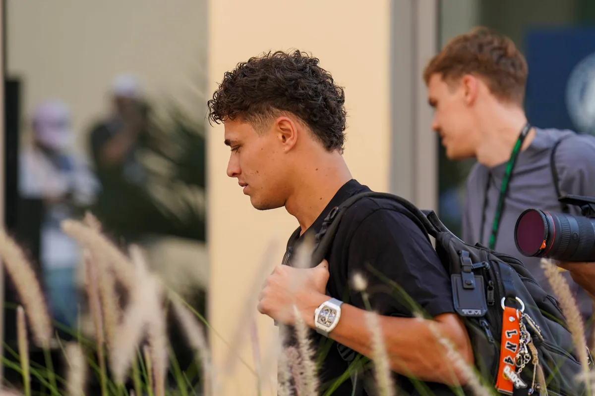 McLaren-coureur Lando Norris in Abu Dhabi