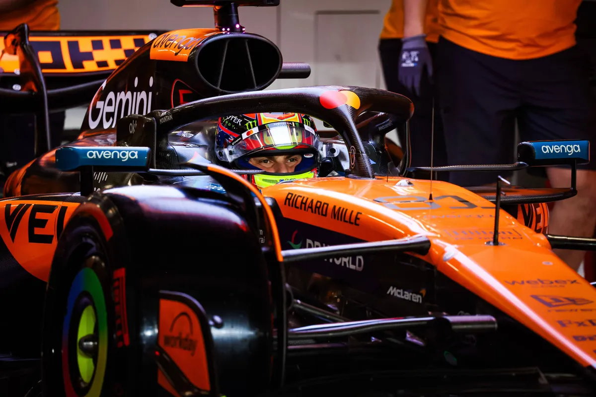 Oscar Piastri tijdens het raceweekend in Qatar