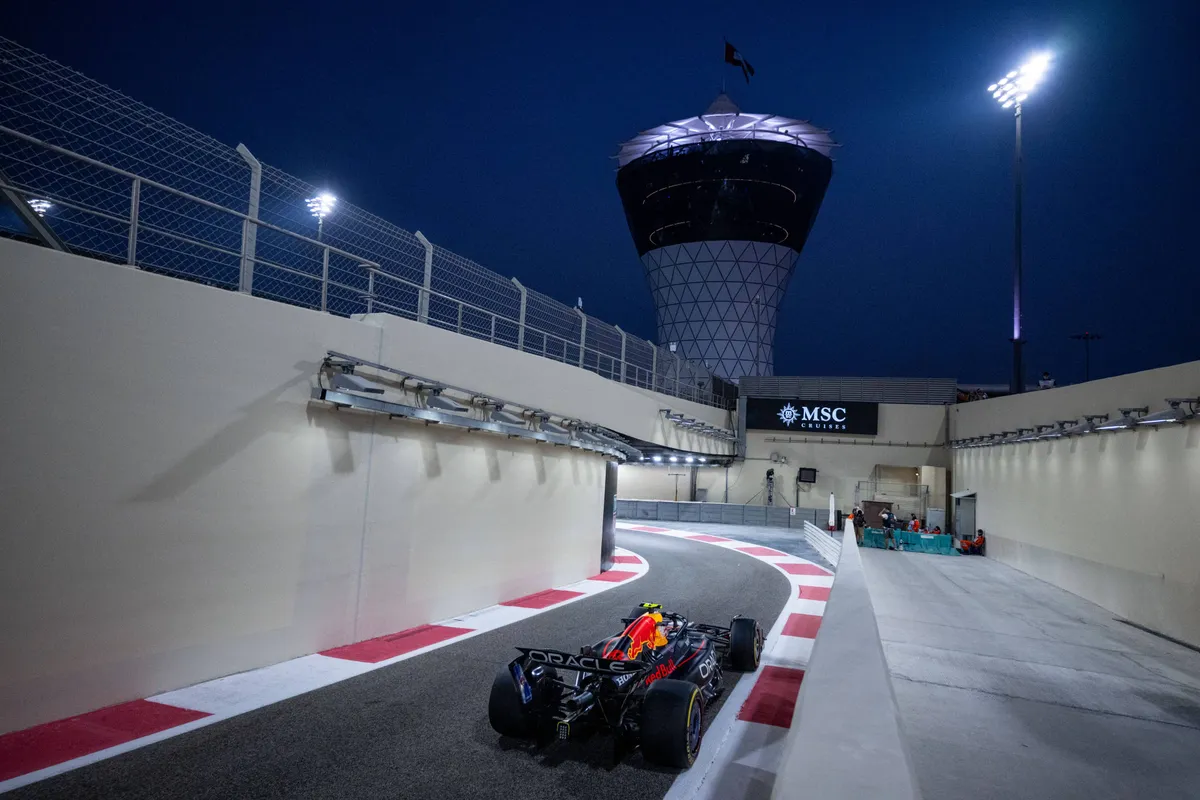 Yuki Tsunoda Red Bull Abu Dhabi Pit