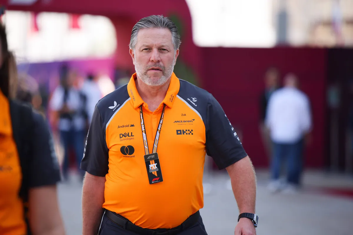 McLaren-baas Zak Brown in Qatar