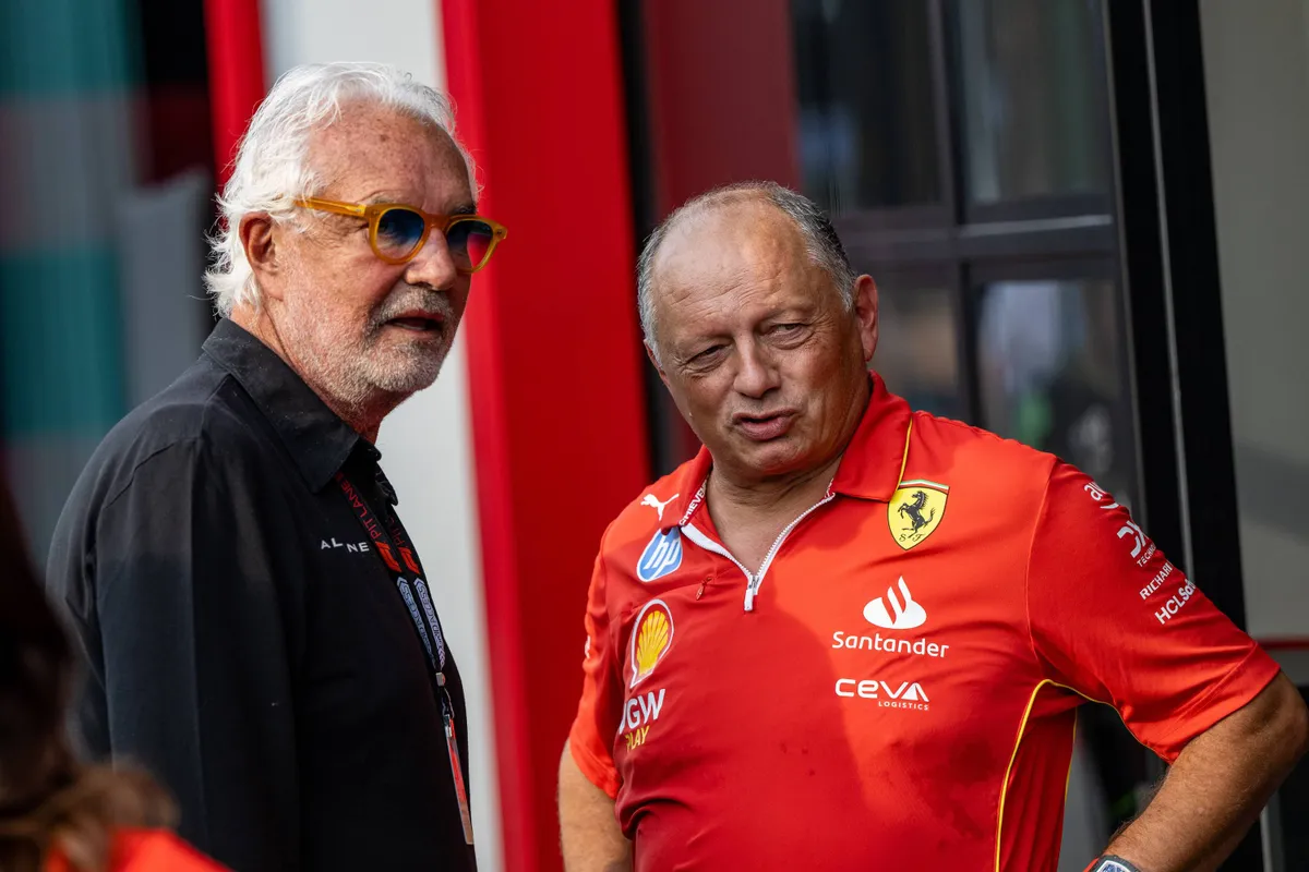 Flavio Briatore en Fred Vasseur